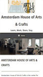 Mobile Screenshot of amsterdamhouseofartsandcrafts.com